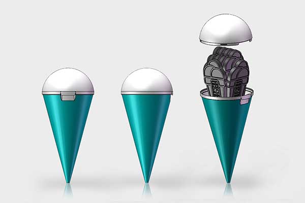 Fresh Cone-shaped Chocolate Packaging for Hershey's - 翻译中...