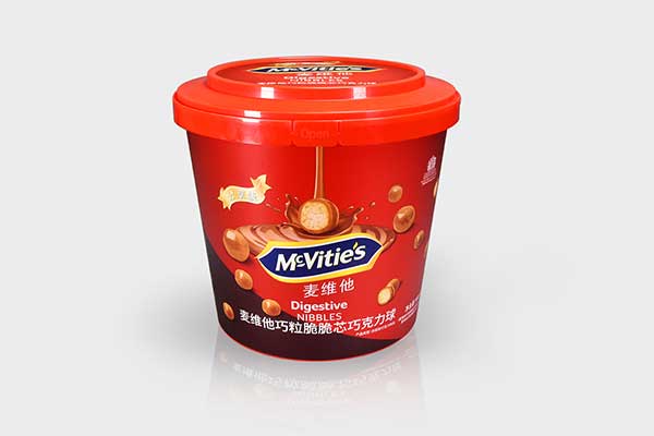 McVitie's Launched Recycling Biscuit Container: 5.2L Plastic Bucket - 翻译中...