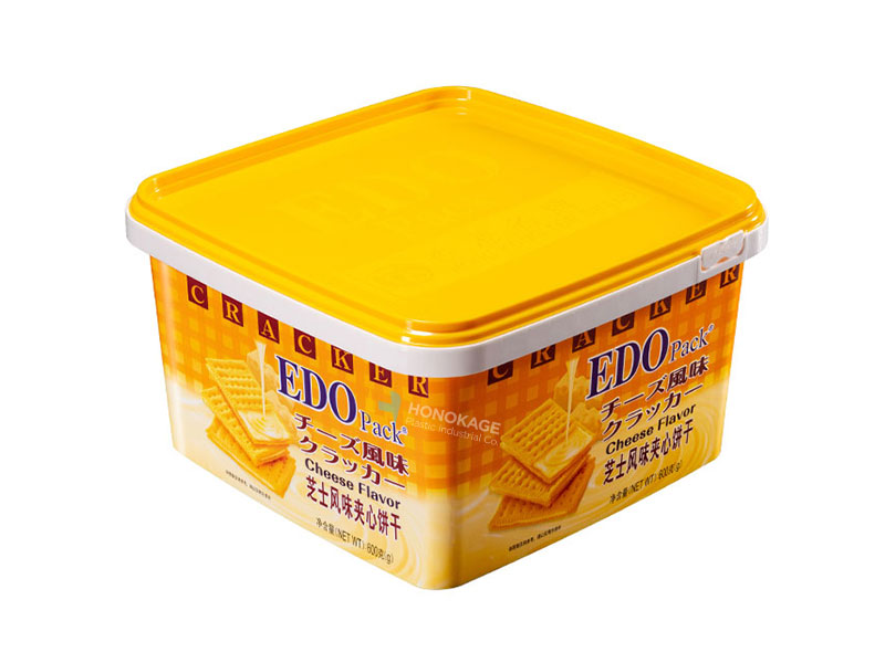 3l IML Plastic Biscuit Container - 翻译中...