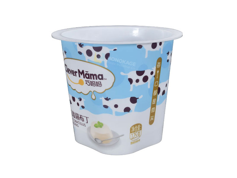 125g Plastic IML Yogurt Cup As Bottom Square And Top Round - 翻译中...