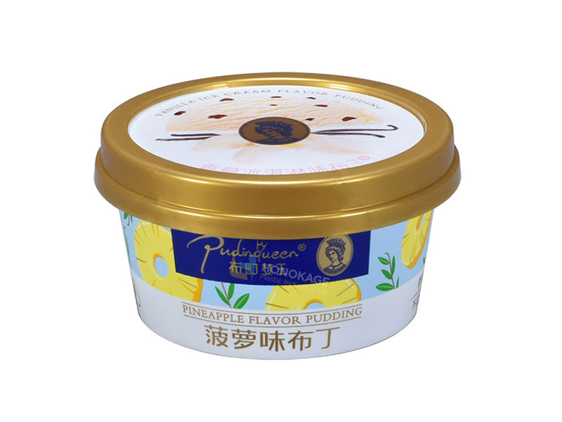 130g Plastic IML Yogurt Cup With Lid And Spoon - 翻译中...