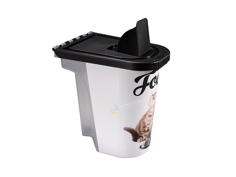 7lbs IML Pet Food Storage Container With Spoon - 翻译中...