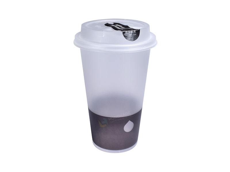 500ml Plastic Printed Milk Tea Cup - 翻译中...